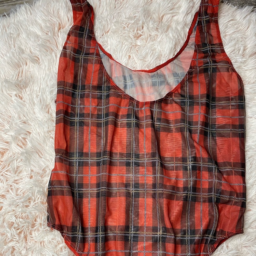 Plaid Bodysuit